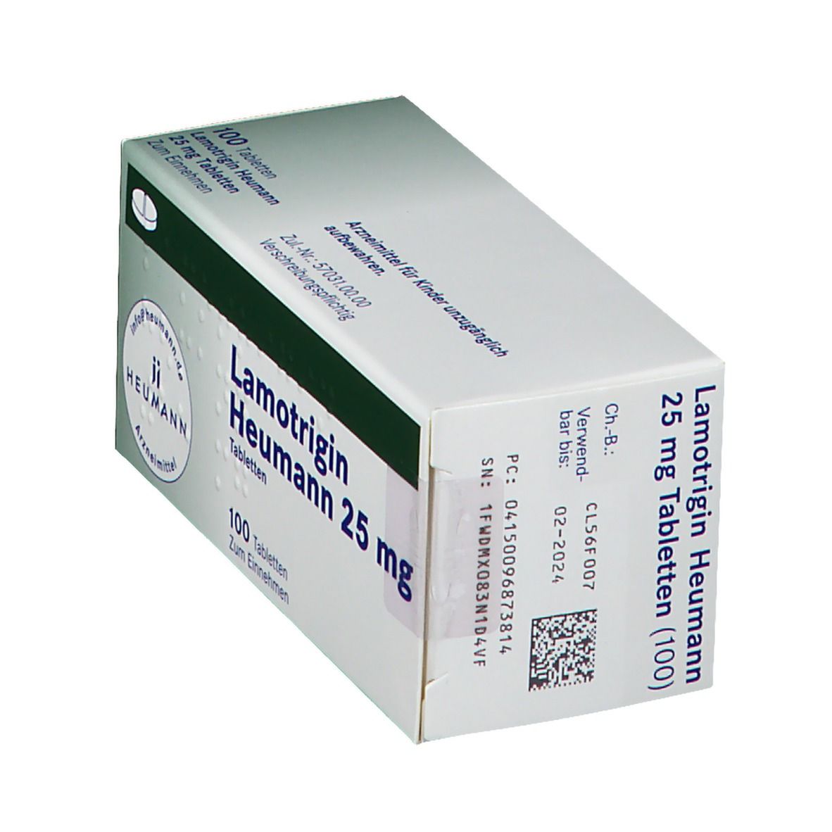 Lamotrigin Heumann 25 mg Tabletten 100 St