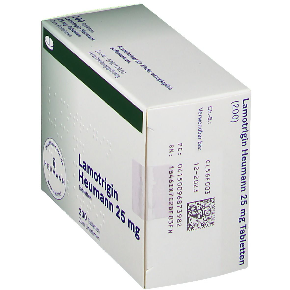 Lamotrigin Heumann 25 mg Tabletten 200 St