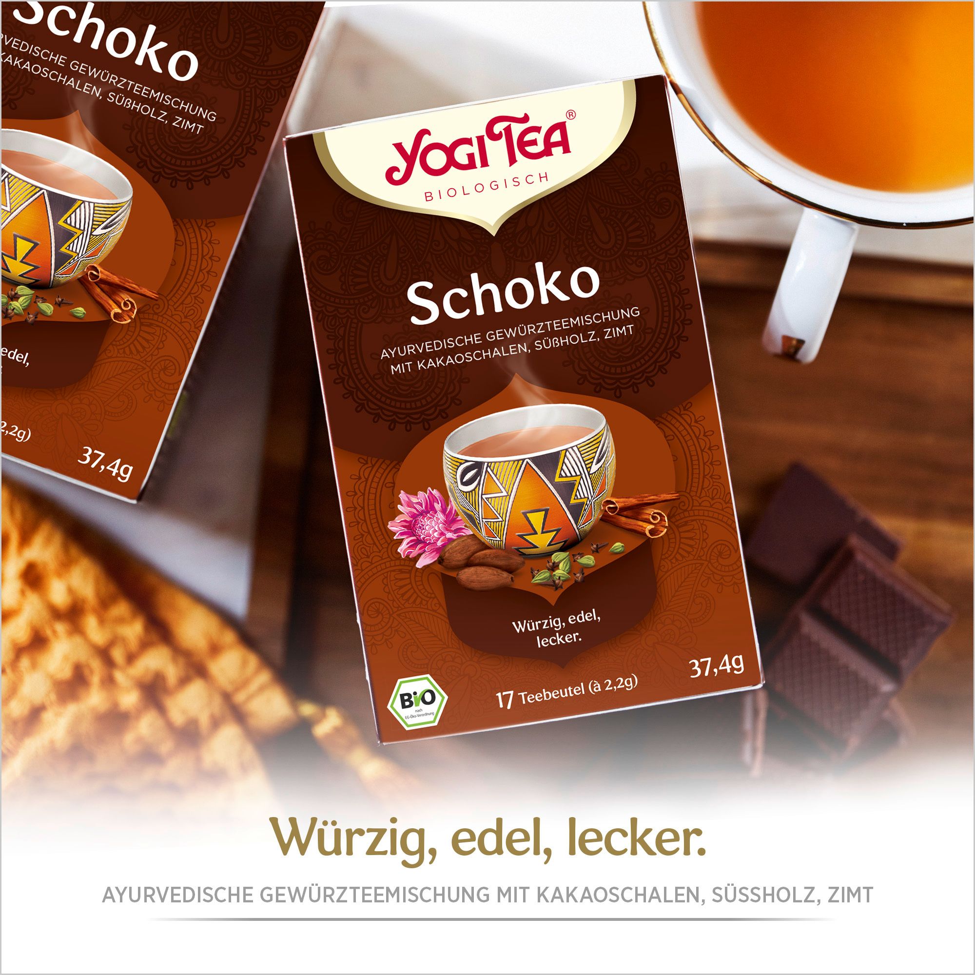 Yogi TEA Schoko Bio Filterbeutel 17x2 g