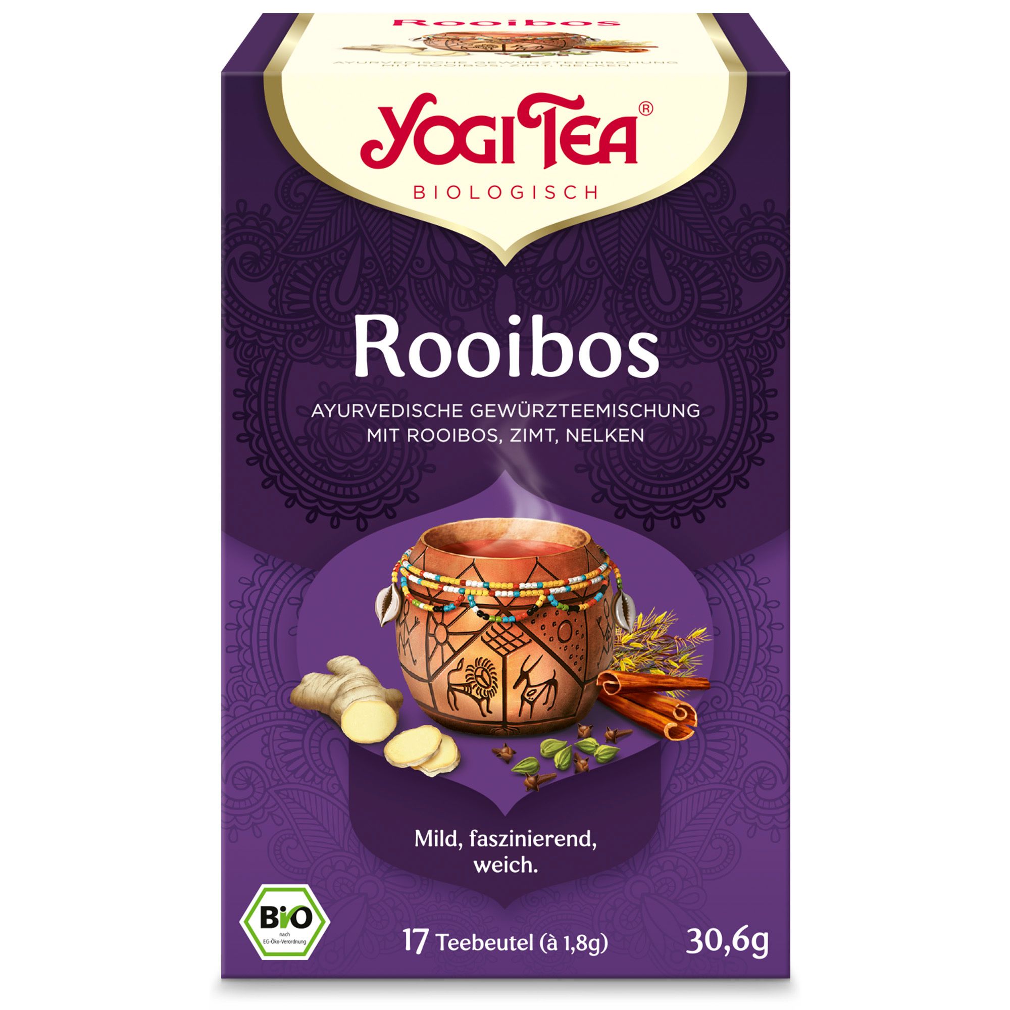 YOGI TEA® Rooibos, Bio Gewürz- und Kräutertee