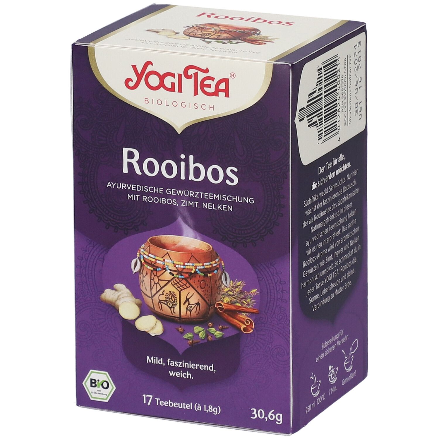 YOGI TEA® Rooibos 17x1,8 g shopapotheke.ch