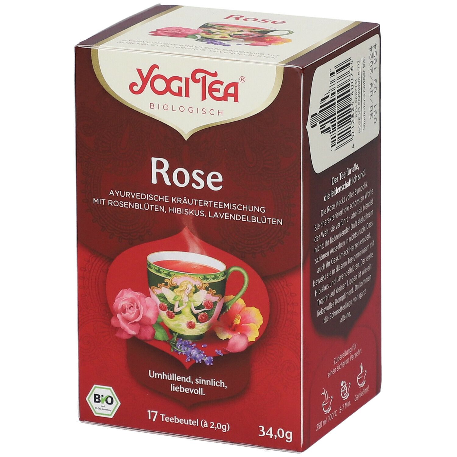 YOGI TEA® Rose, Bio Kräutertee