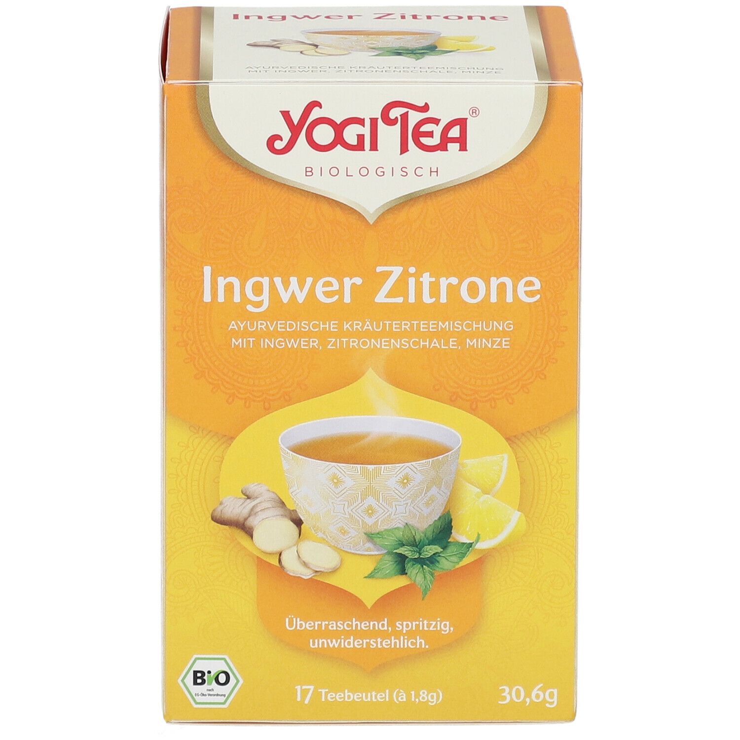 YOGI TEA® Ingwer Zitrone, Bio Kräutertee