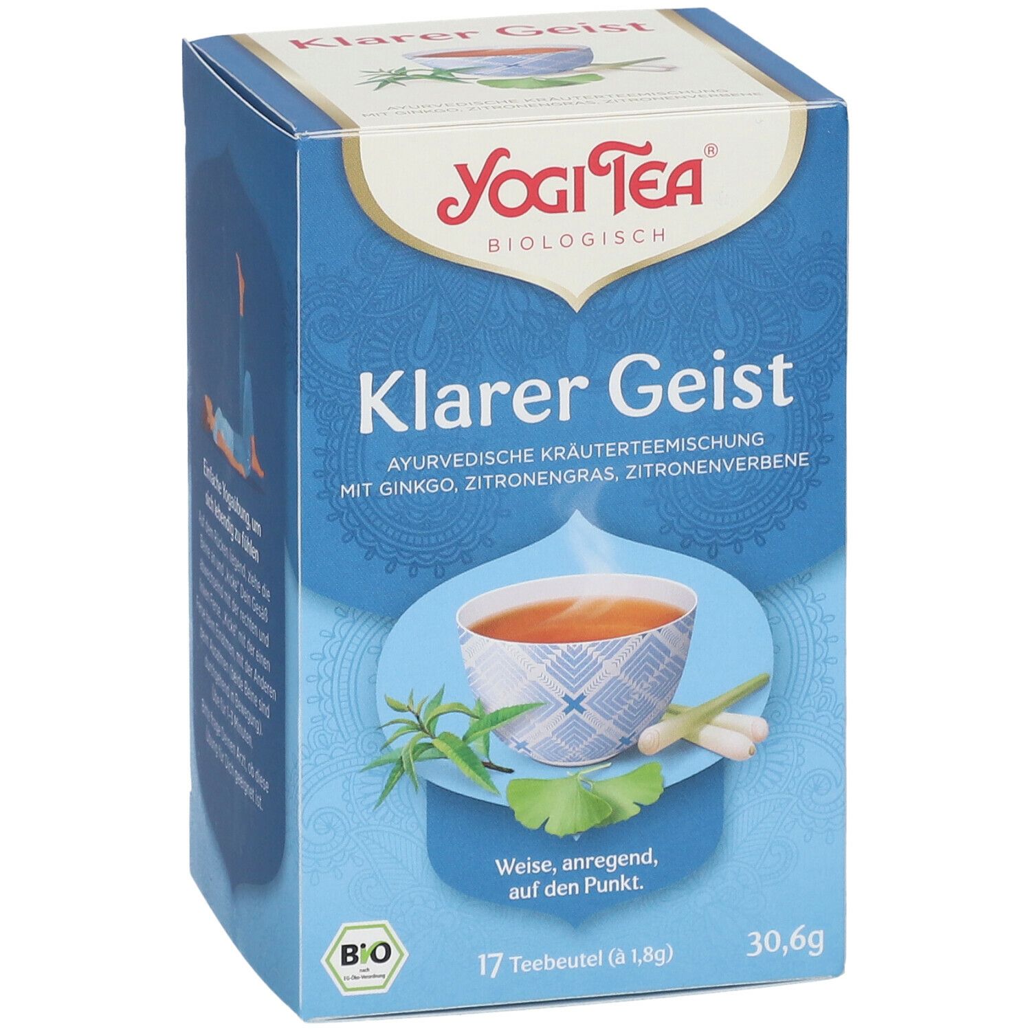 YOGI TEA® Klarer Geist, Bio Kräutertee