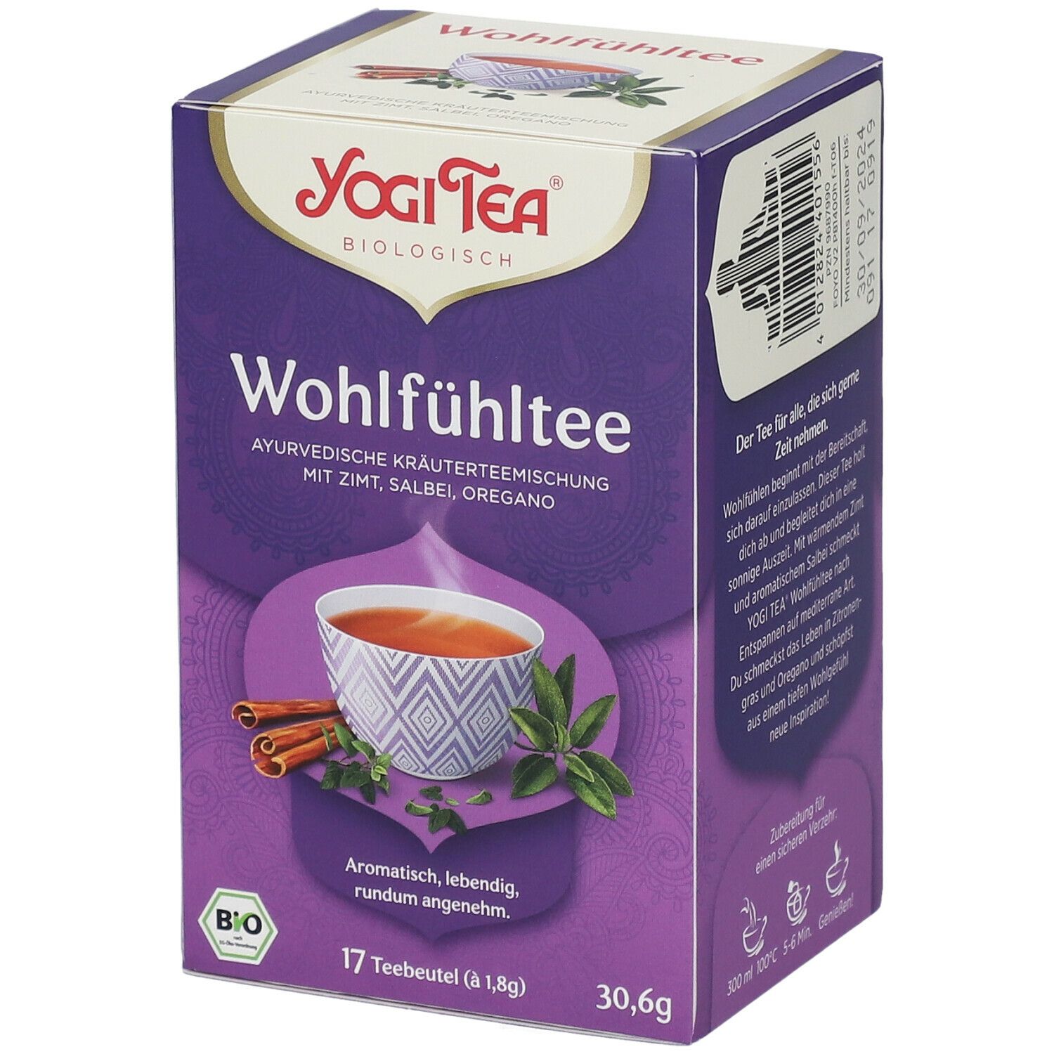 YOGI TEA® Wohlfühltee, Bio Kräutertee