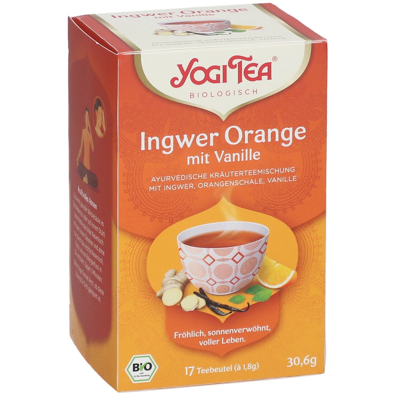 YOGI TEA® Ingwer Orange mit Vanille, Gewürztee