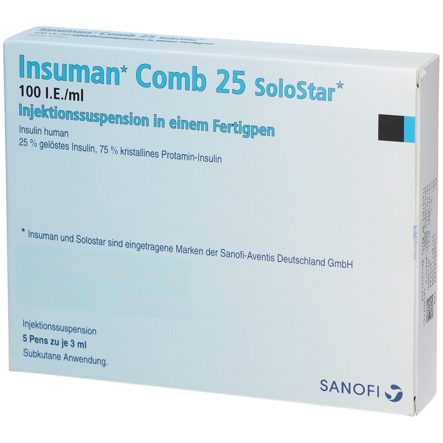 Insuman Comb 25 100 I.E./ml SoloStar