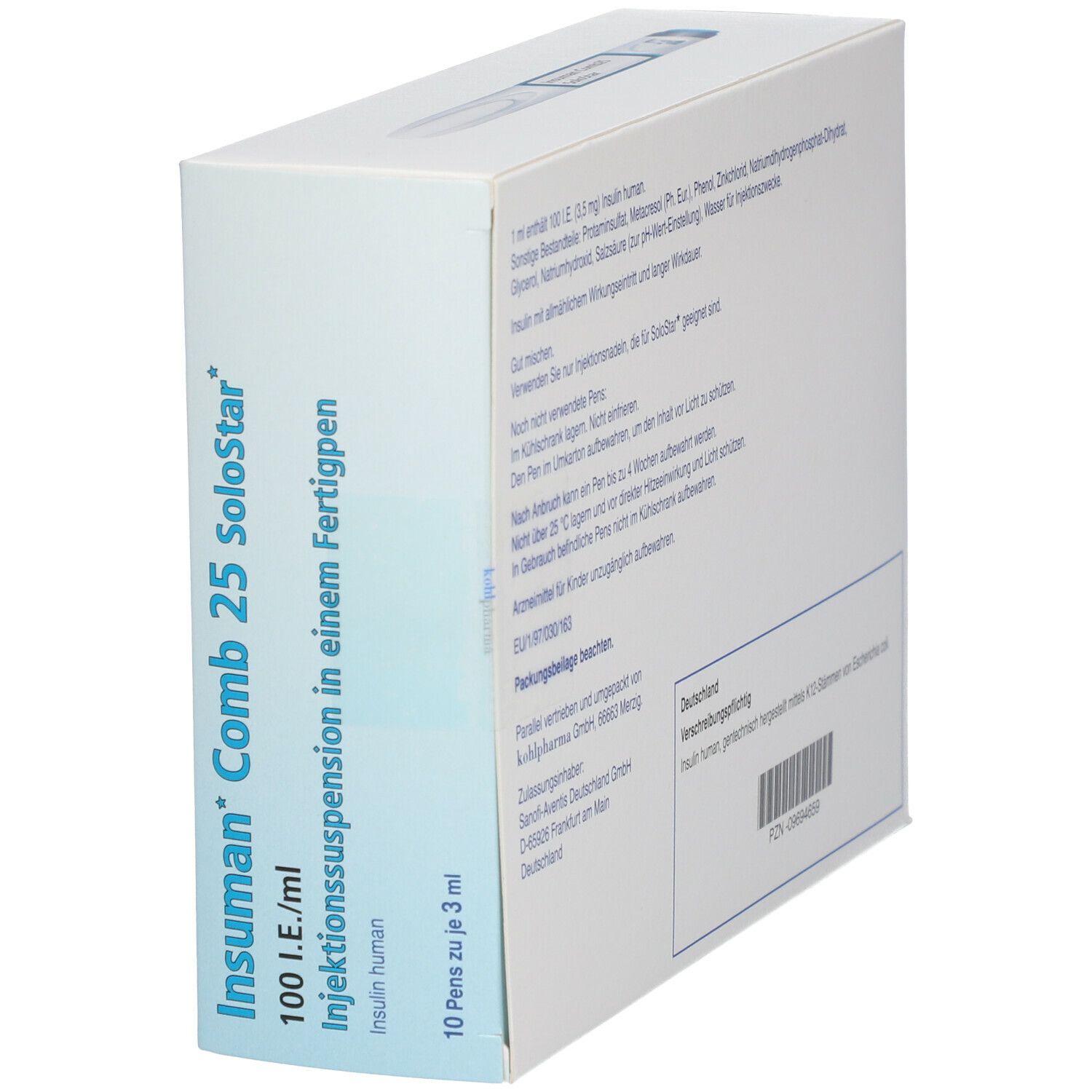 INSUMAN Comb 25 100 I.E./ml SoloStar