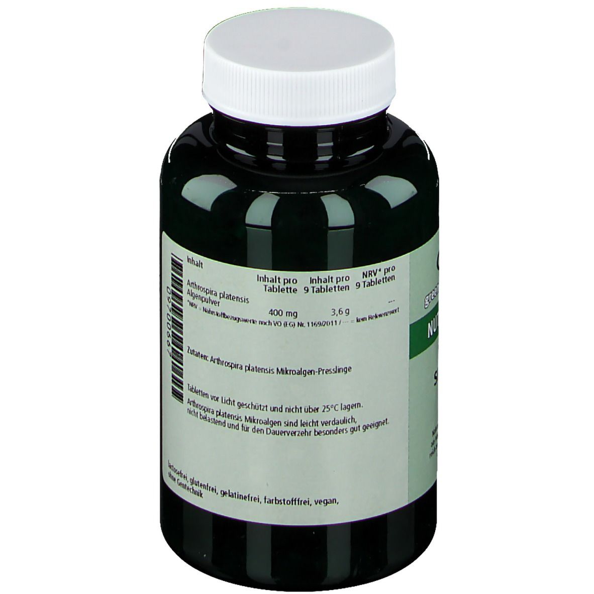 green line Spirulina