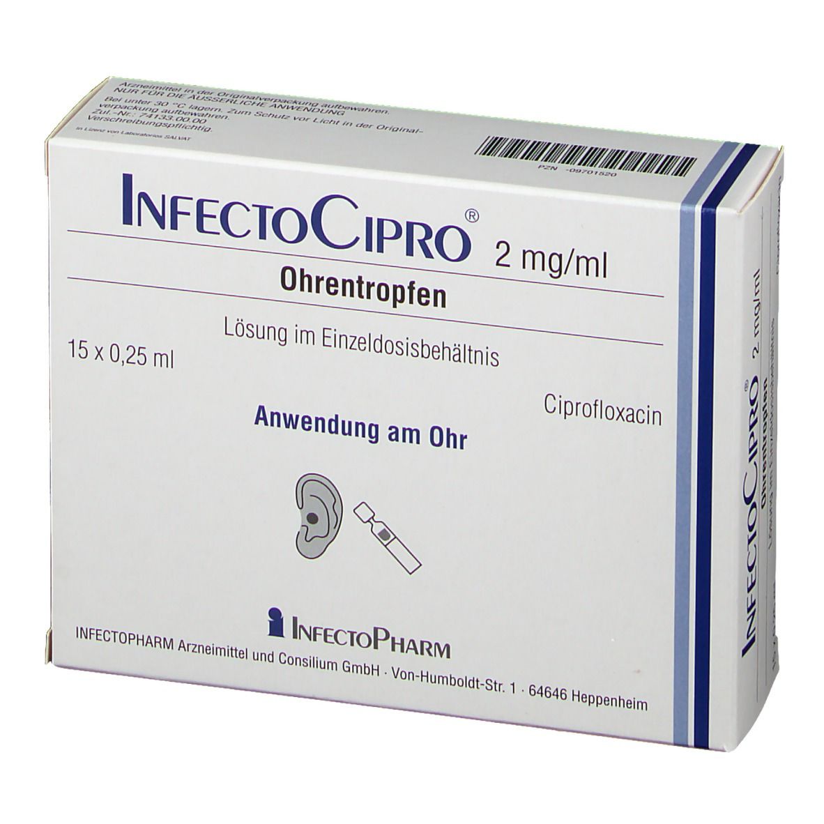 InfectoCipro® 2 mg/ml