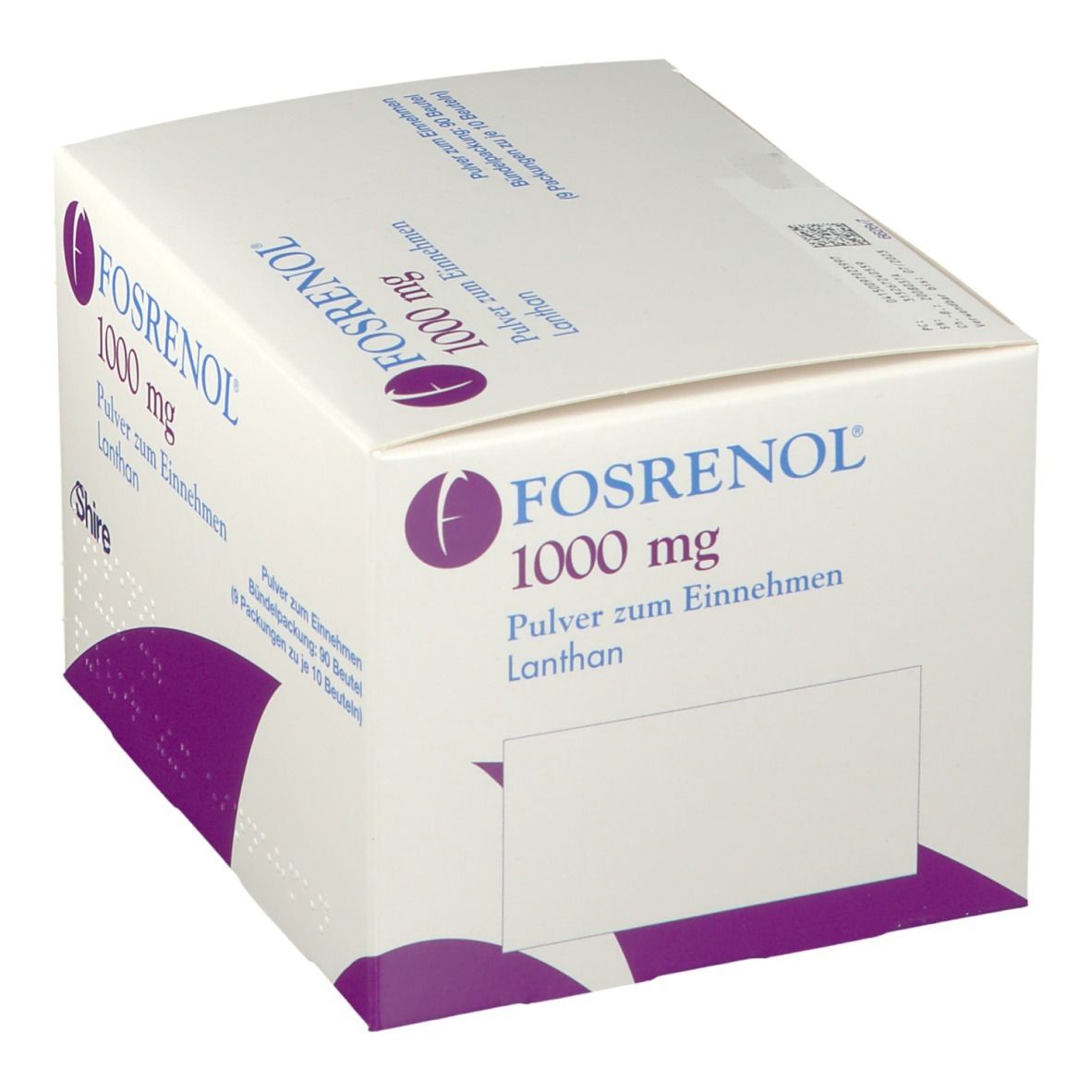 Fosrenol 1000 mg Pulver zum Einnehmen 90 St Beutel