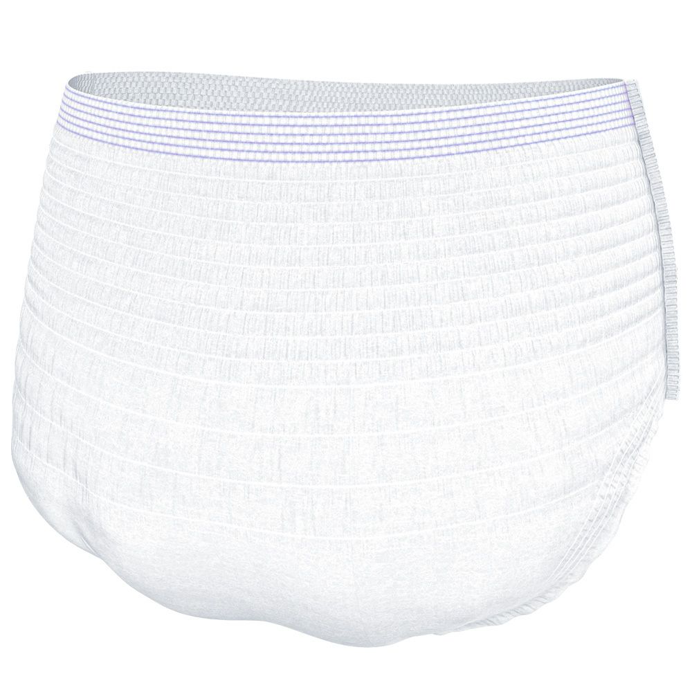 Weiße Pants mit elastischem Bund. Die Pants haben eine anatomische Form und sind für den Schutz konzipiert.