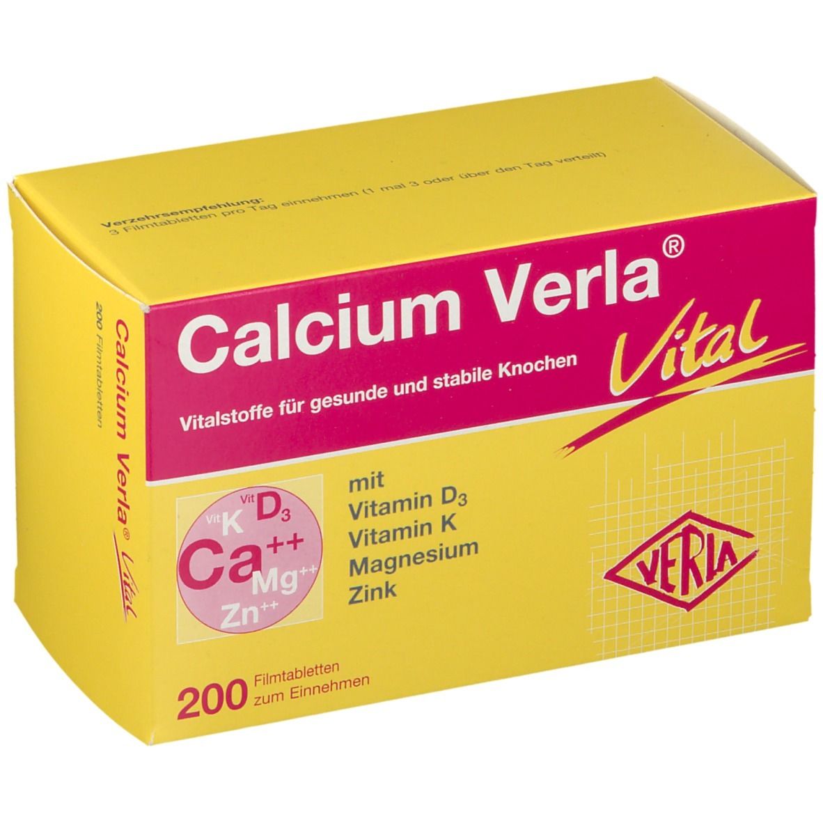 Calcium Verla Vital Filmtabletten 200 St