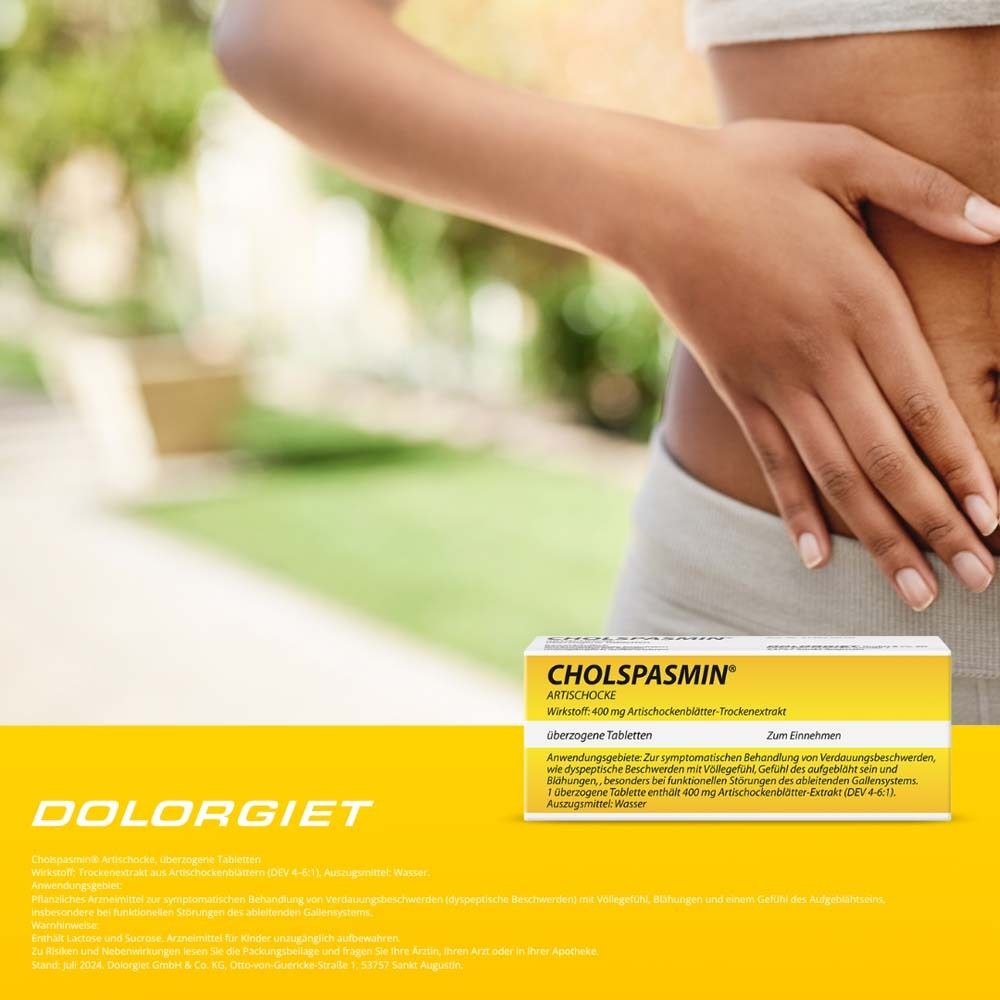 Cholspasmin Artischocke