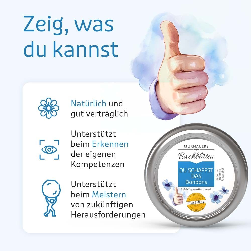 MURNAUERS Bachblüten Du schaffst das Bonbons