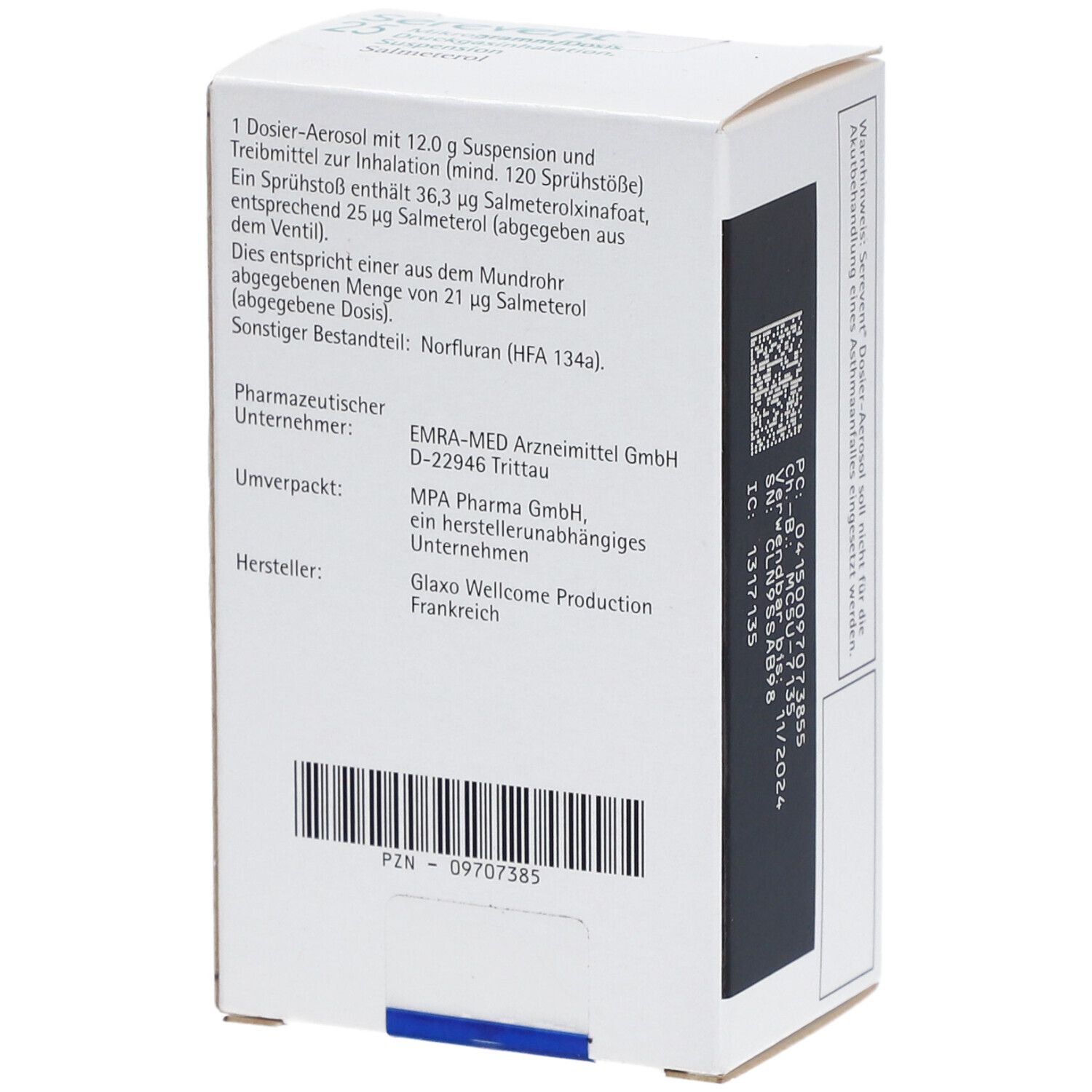 Serevent Dosier Aerosol 120 Hub