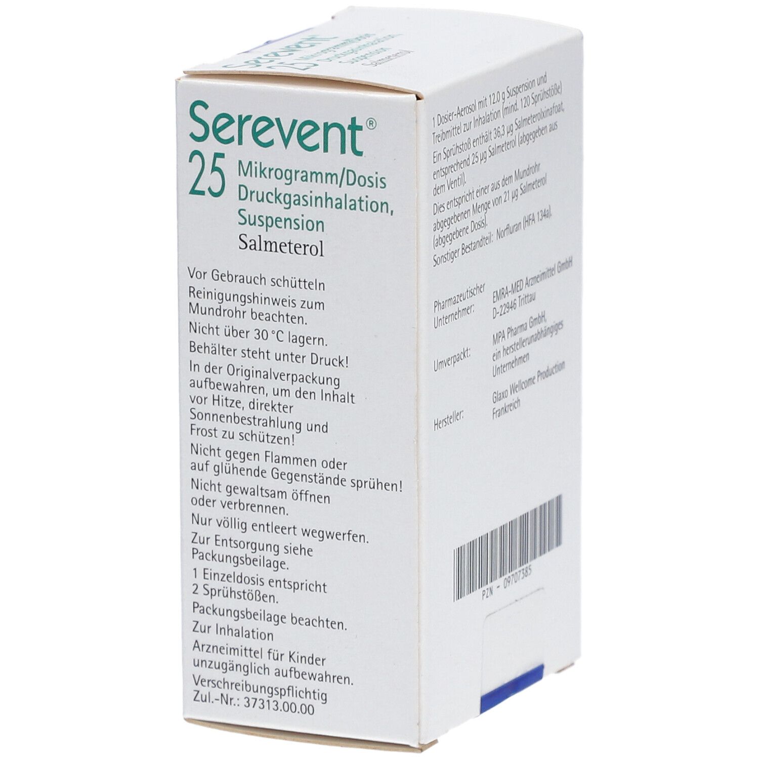Serevent Dosier Aerosol 120 Hub