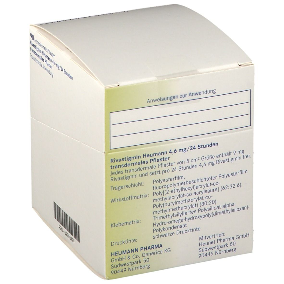 Rivastigmin Heumann 4,6 mg/24 Stunden