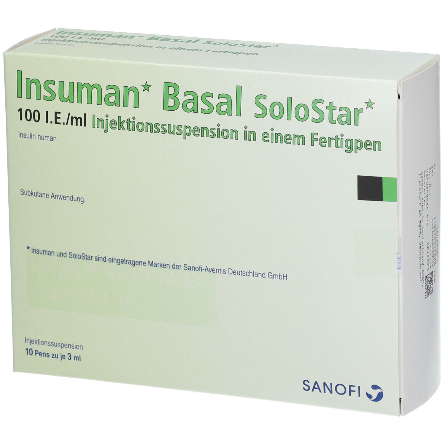 Insuman Basal 100 I.E./ml SoloStar