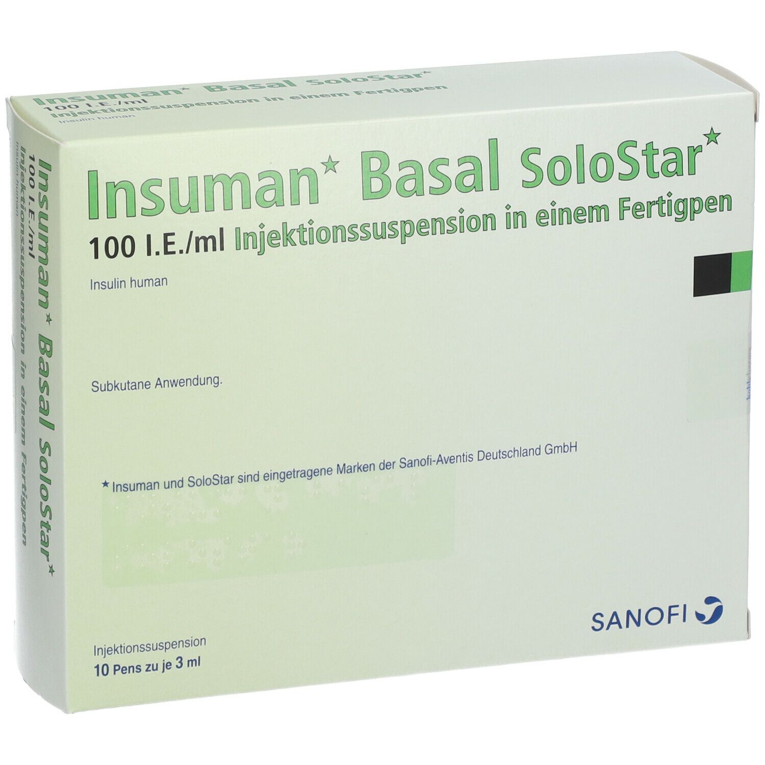 Insuman Basal 100 I.E./ml SoloStar