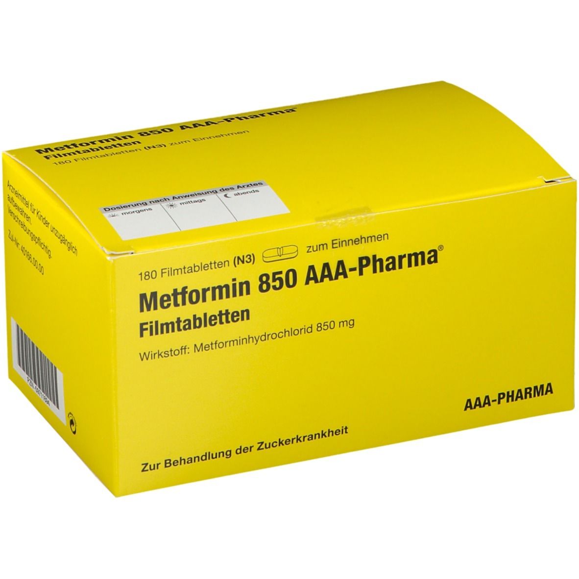 Metformin 850Mg AAA® Pharma