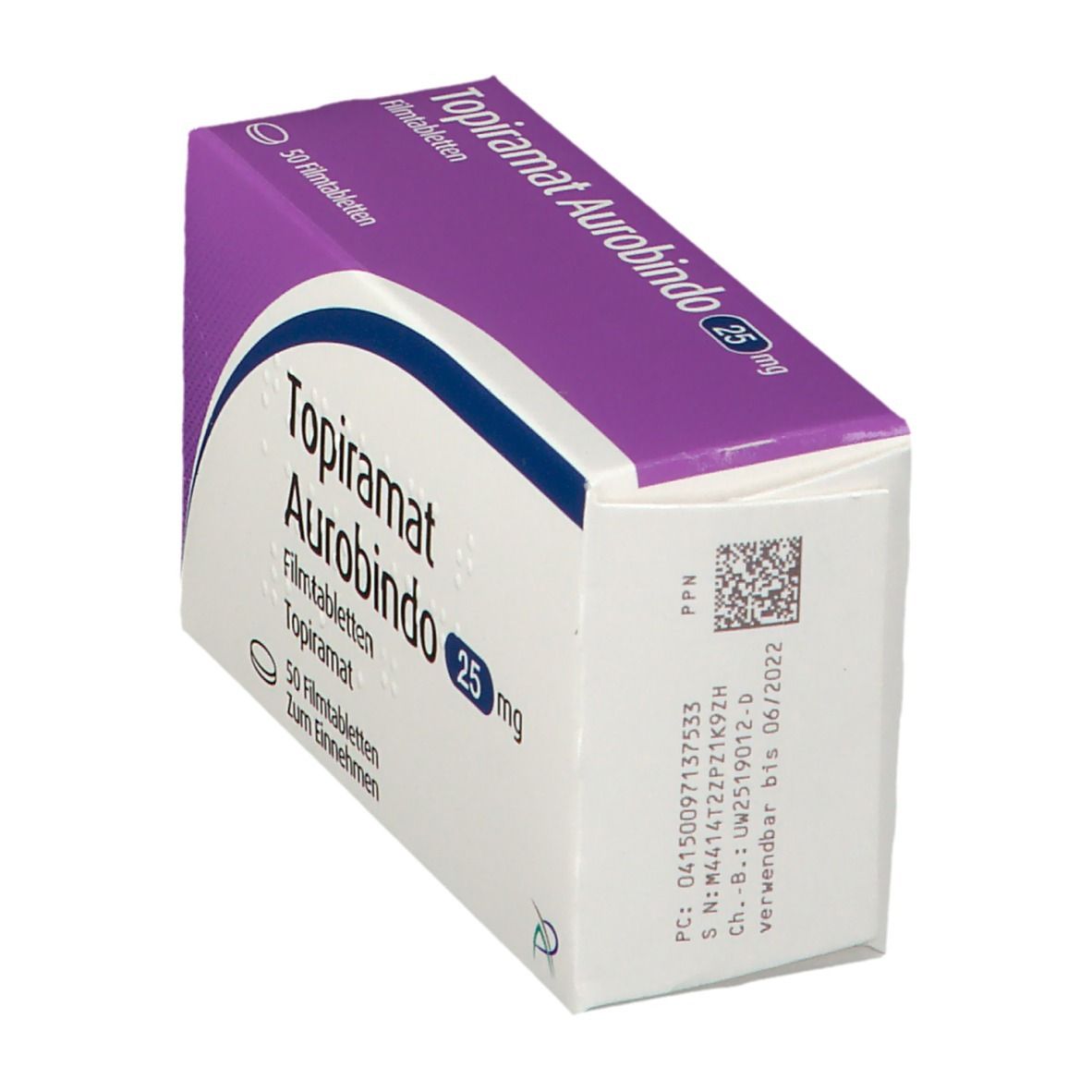 Topiramat Aurobindo 25 mg Filmtabletten 50 St