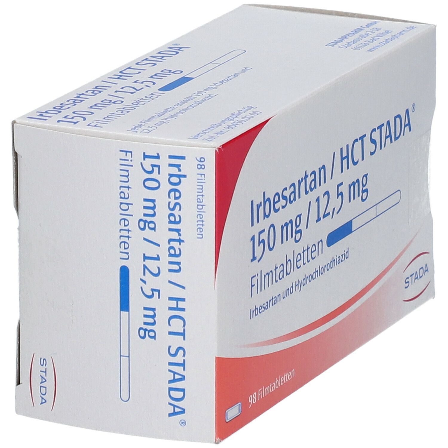 Irbesartan/Hct Stada 150 mg/12,5 mg Filmtabletten 98 St