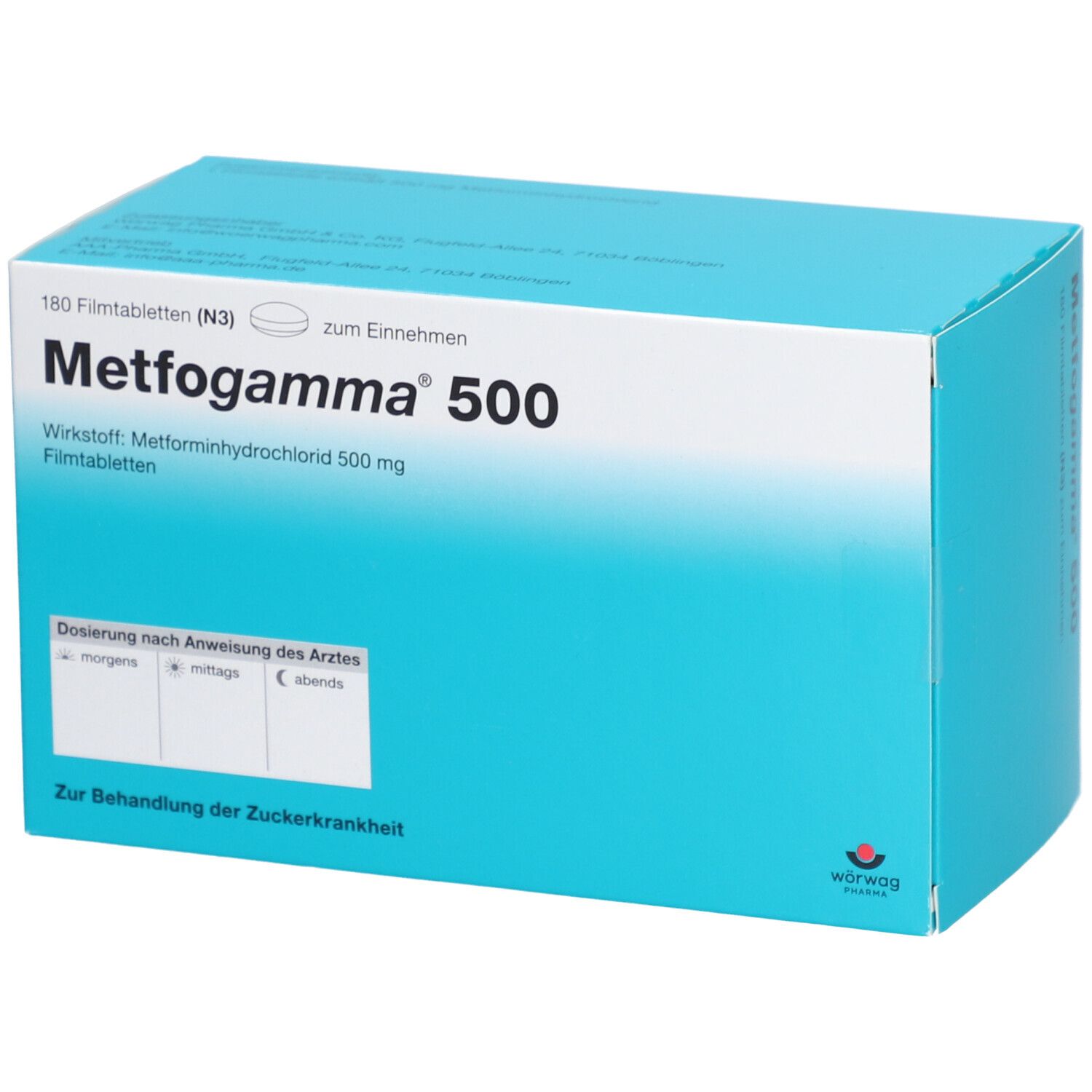 Metfogamma 500Mg