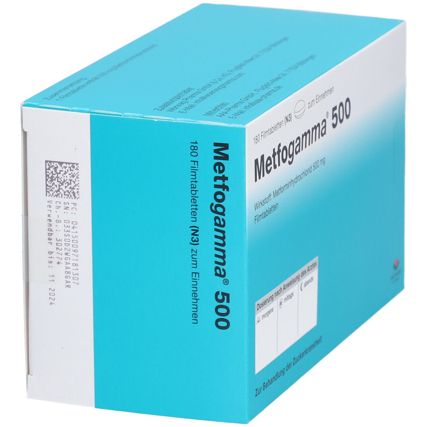 Metfogamma 500Mg