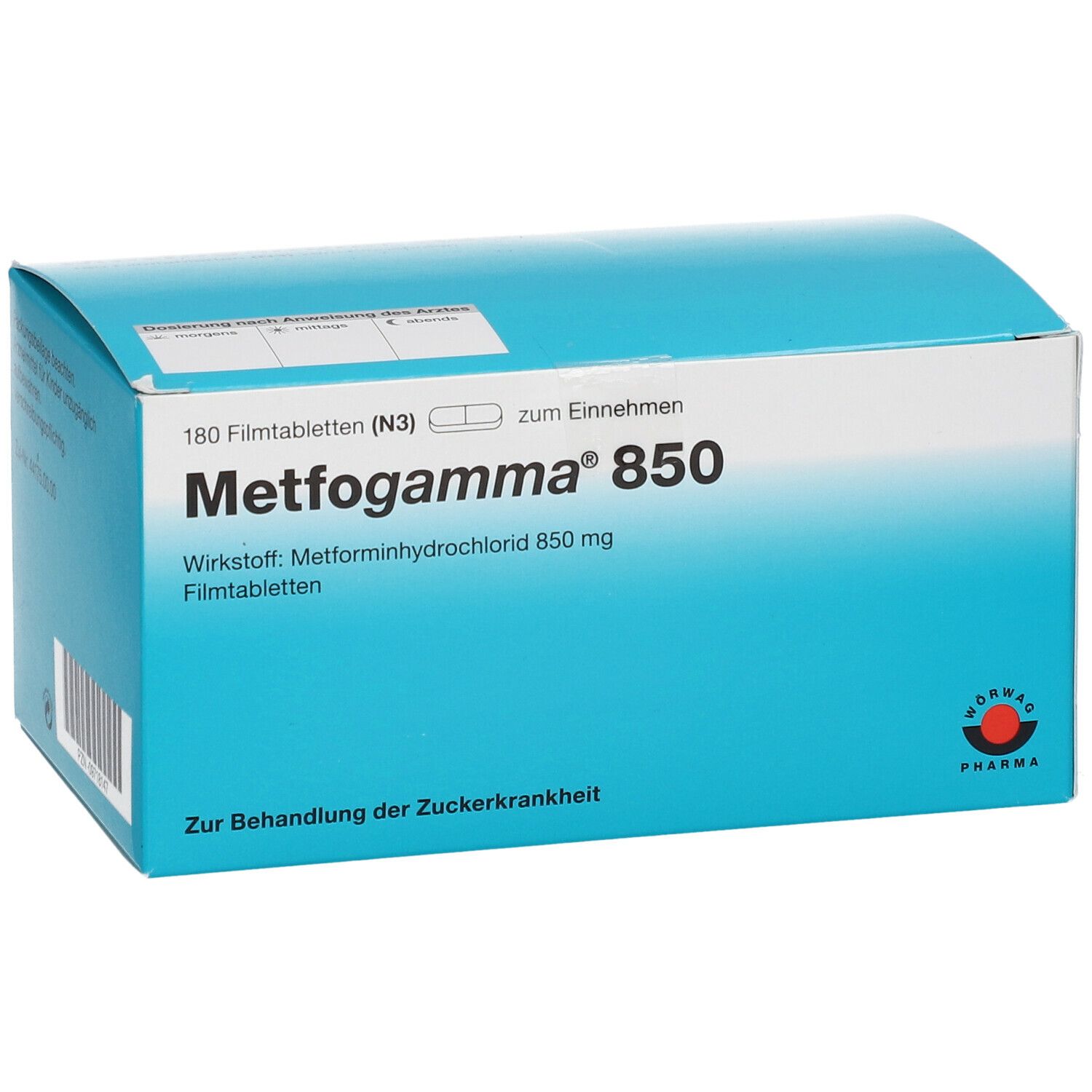 Metfogamma 850Mg