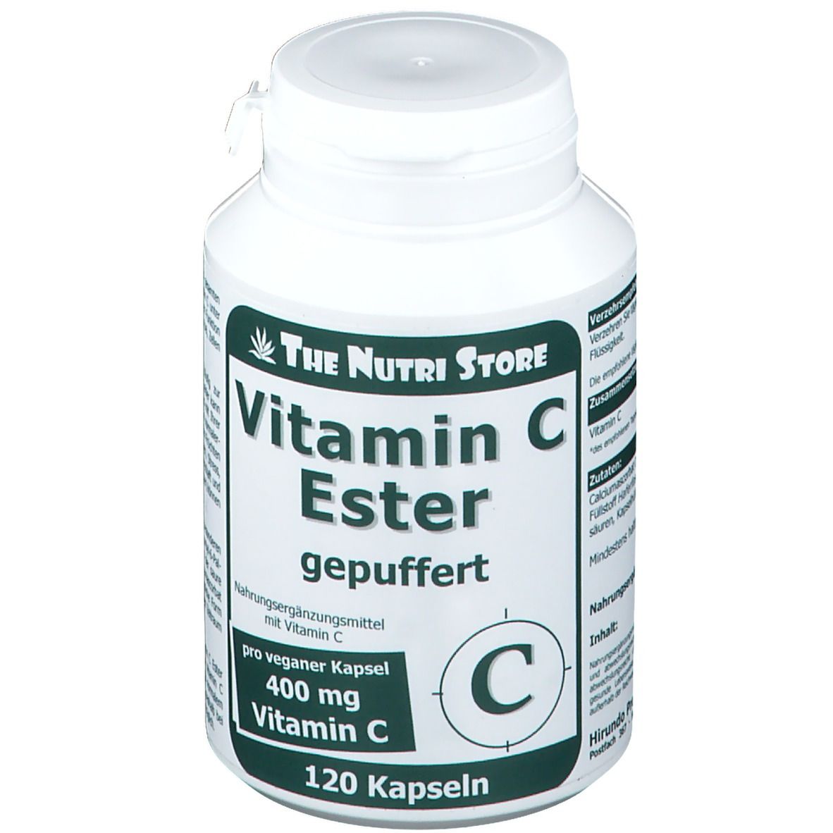 Vitamin C Ester gepuffert 400 mg vegetarisch 120 St shopapotheke.at