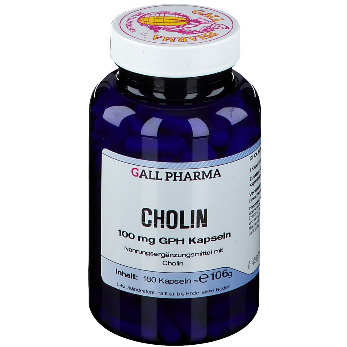 Gall Pharma Cholin 100 mg GPH Kapseln