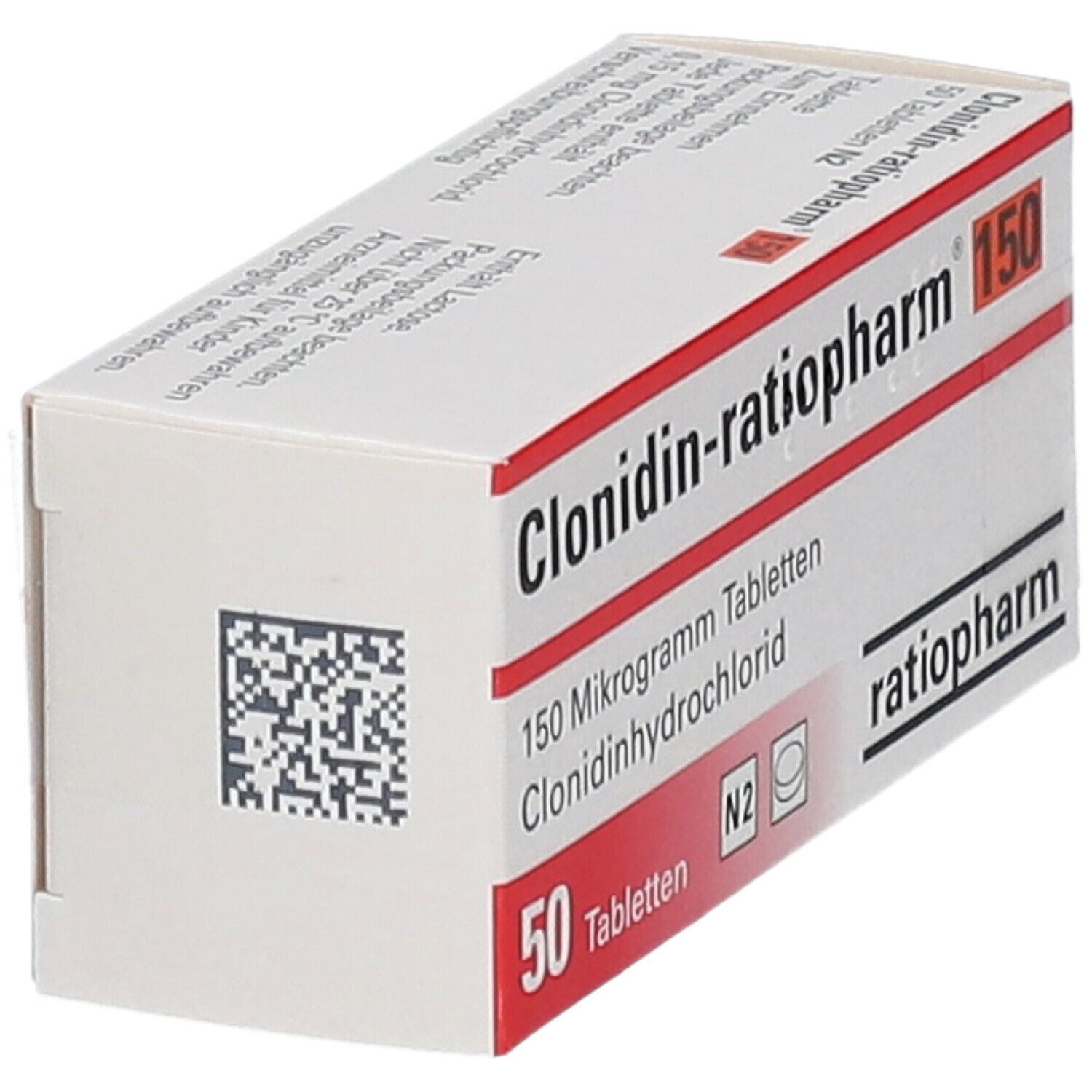 CLONIDIN-ratiopharm 150 Tabletten 50 St