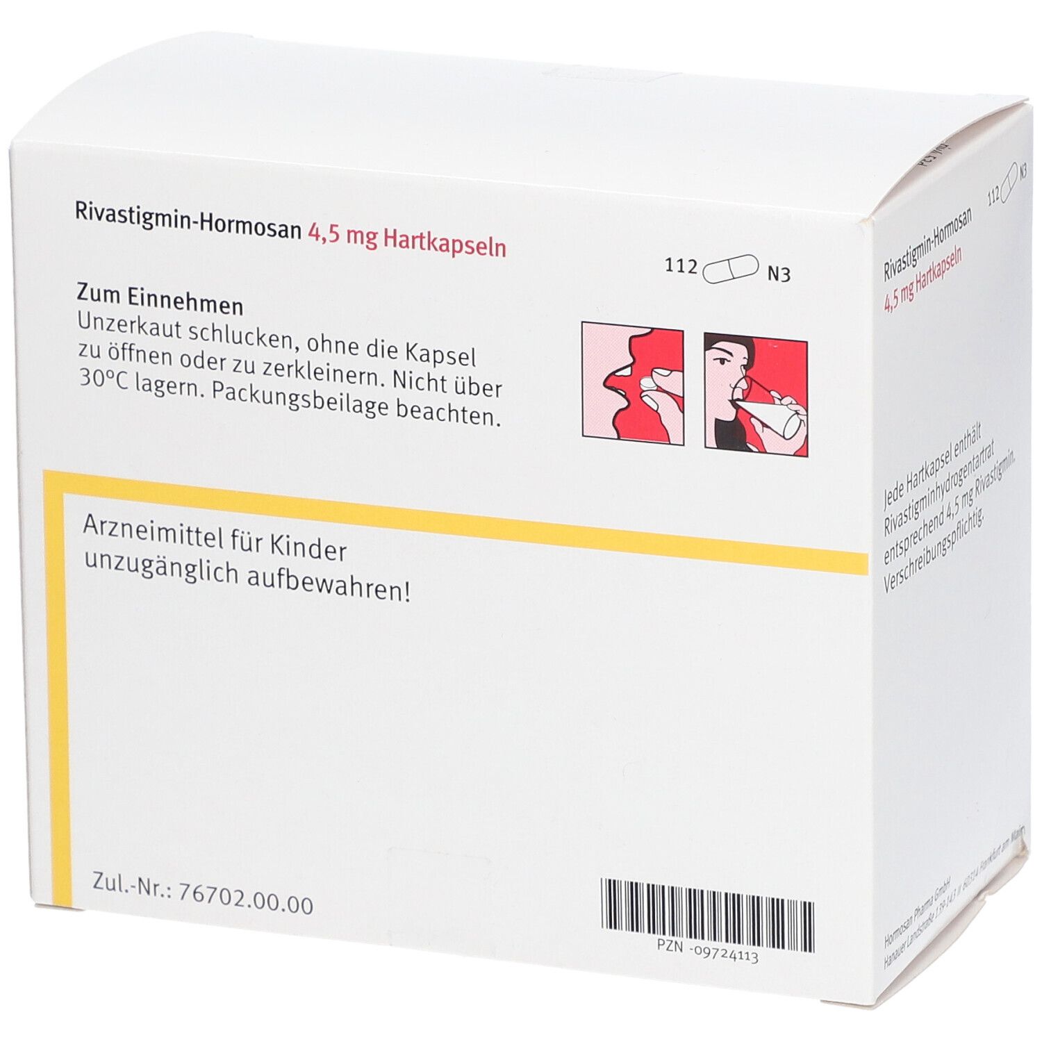 Rivastigmin-Hormosan 4,5 mg