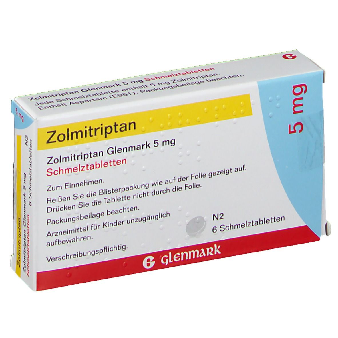 Zolmitriptan Glenmark 5 mg