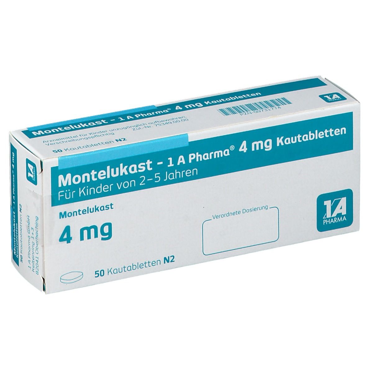Montelukast 1A Pharma® 4Mg