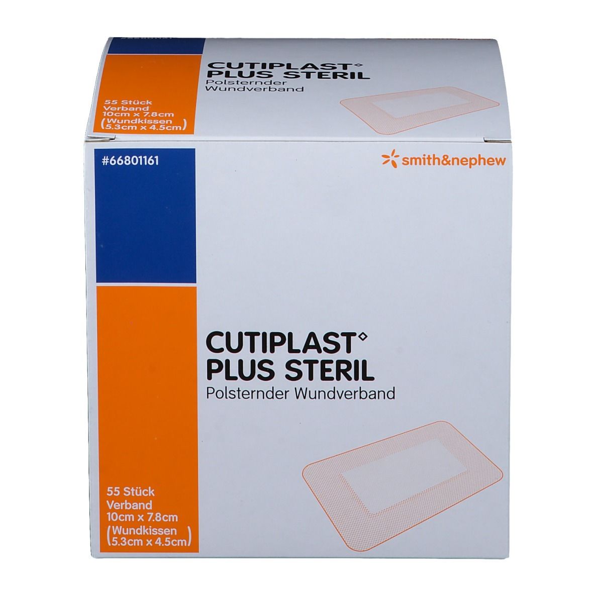 CUTIPLAST Plus steril 10 x 7.8 cm