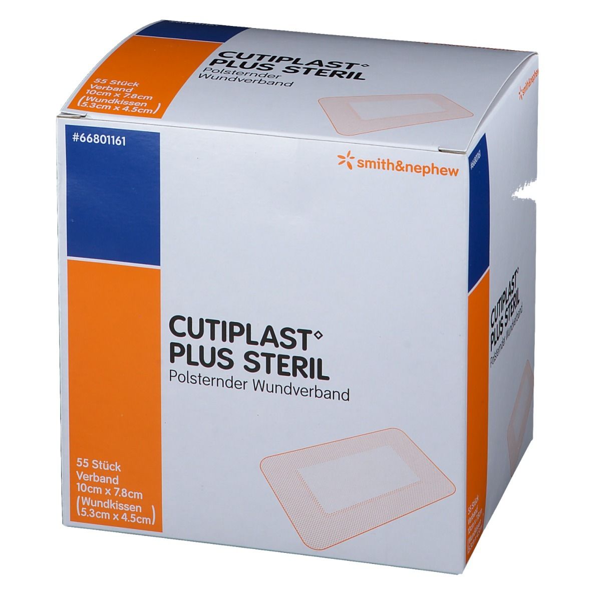 CUTIPLAST Plus steril 10 x 7.8 cm