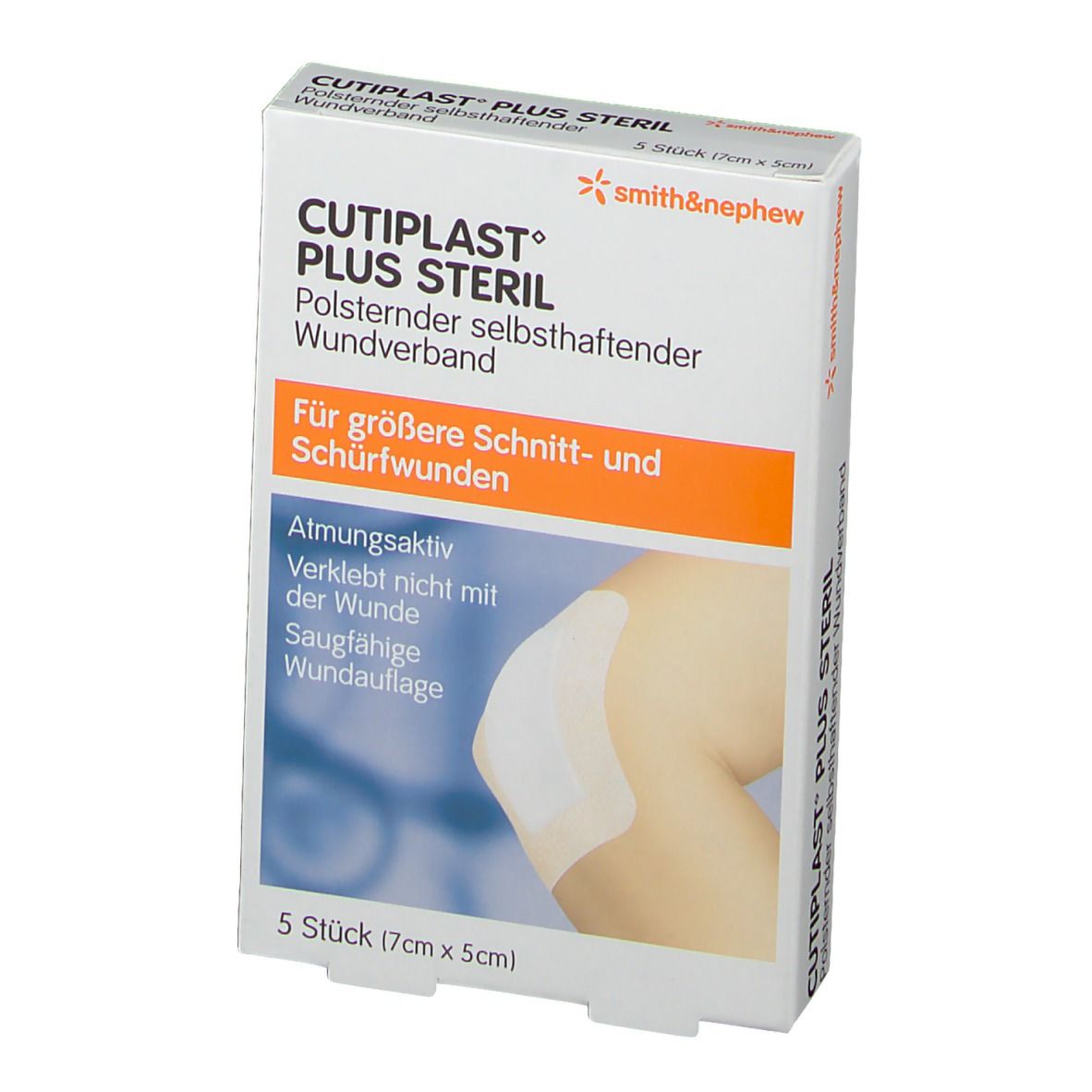 CUTIPLAST® Plus steril 5 x 7 cm
