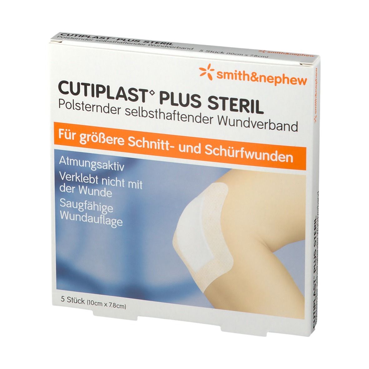 CUTIPLAST® Plus steril 10 x 7,8 cm