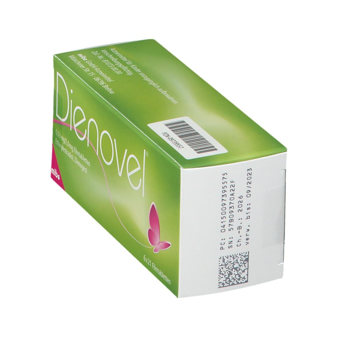 Dienovel 0,03 mg/2,0 mg Filmtabletten 6x21 St