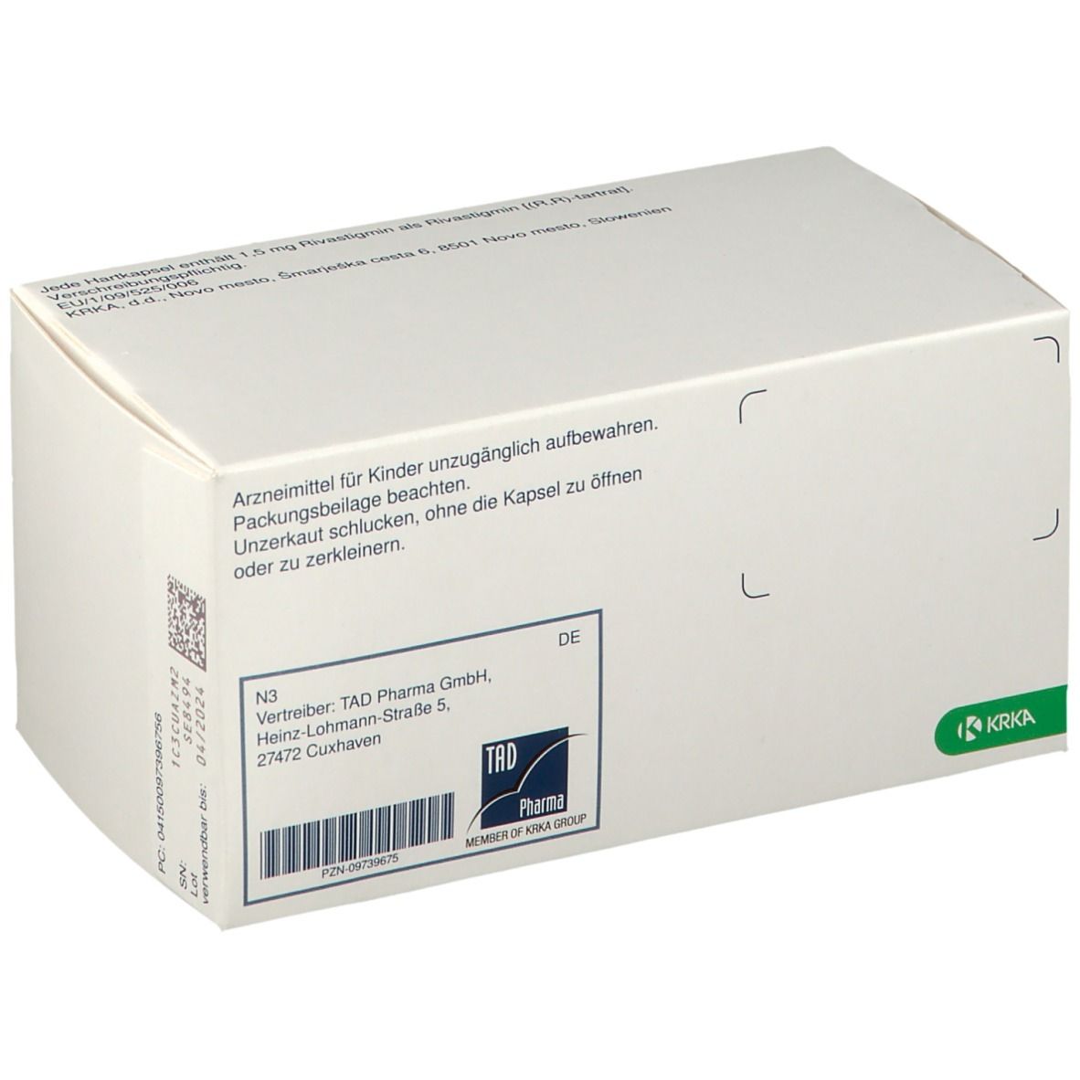 Nimvastid® 1,5 mg 112 St mit dem E-Rezept kaufen - Shop Apotheke