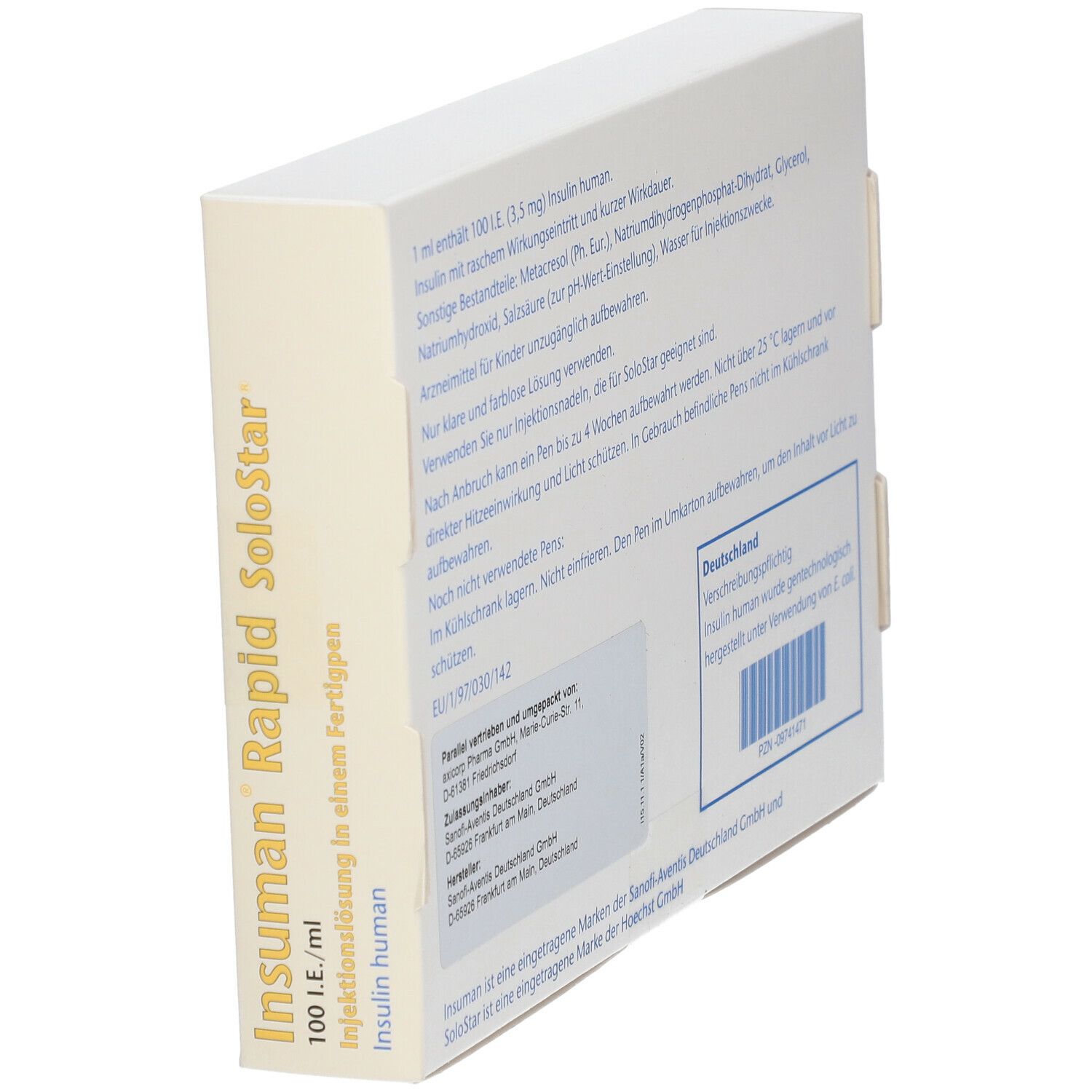 Insuman Rapid 100 I.E./ml SoloStar