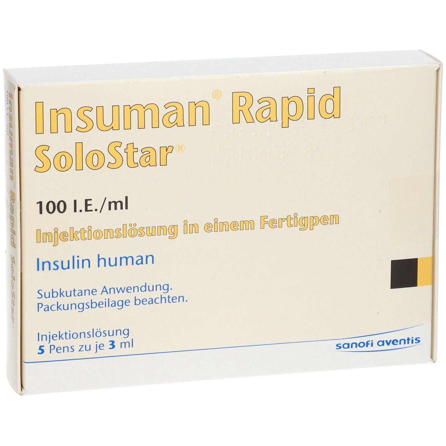 Insuman Rapid 100 I.E./ml SoloStar