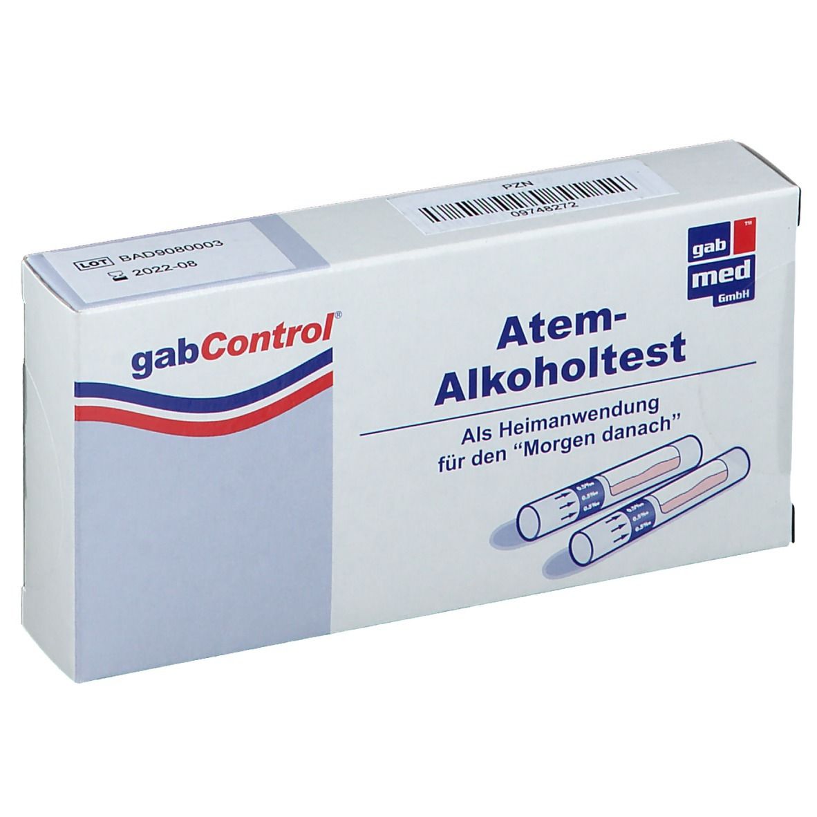gabControl® HomeLAB Atem-Alkoholtest 3 St - SHOP APOTHEKE