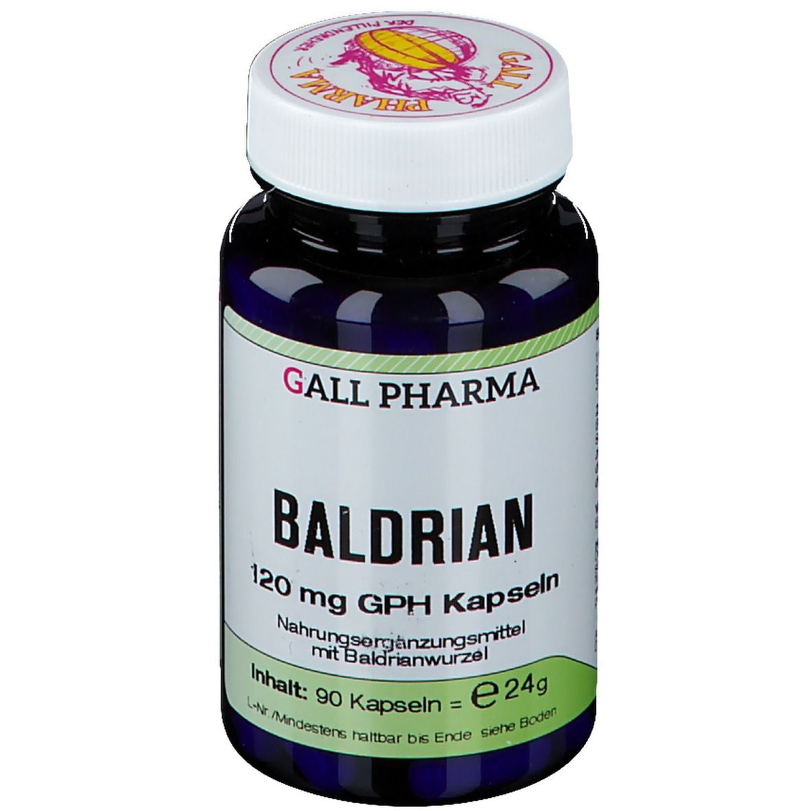 Baldrian 120 mg GPH Kapseln 90 St