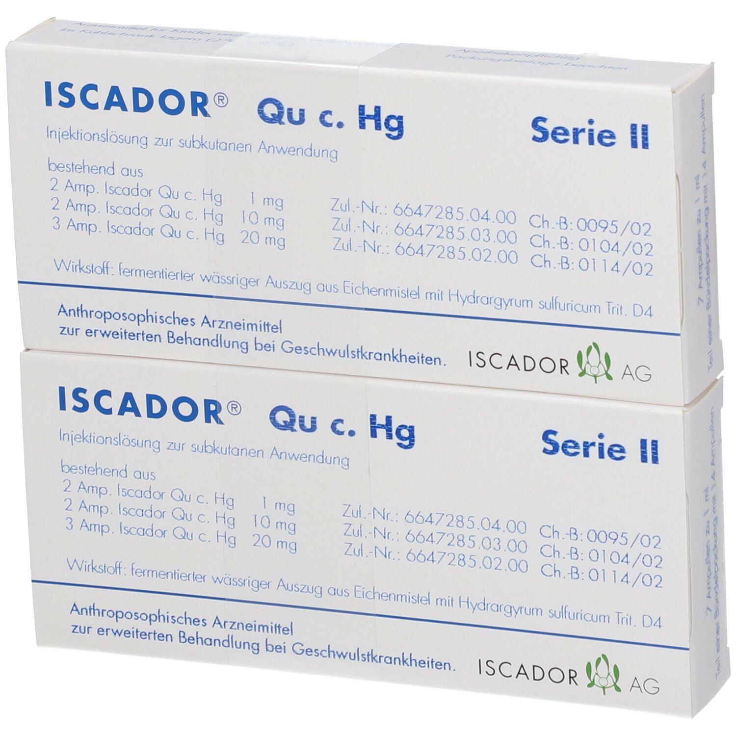 Iscador Qu c.Hg Serie II Injektionslösung 14x1 ml