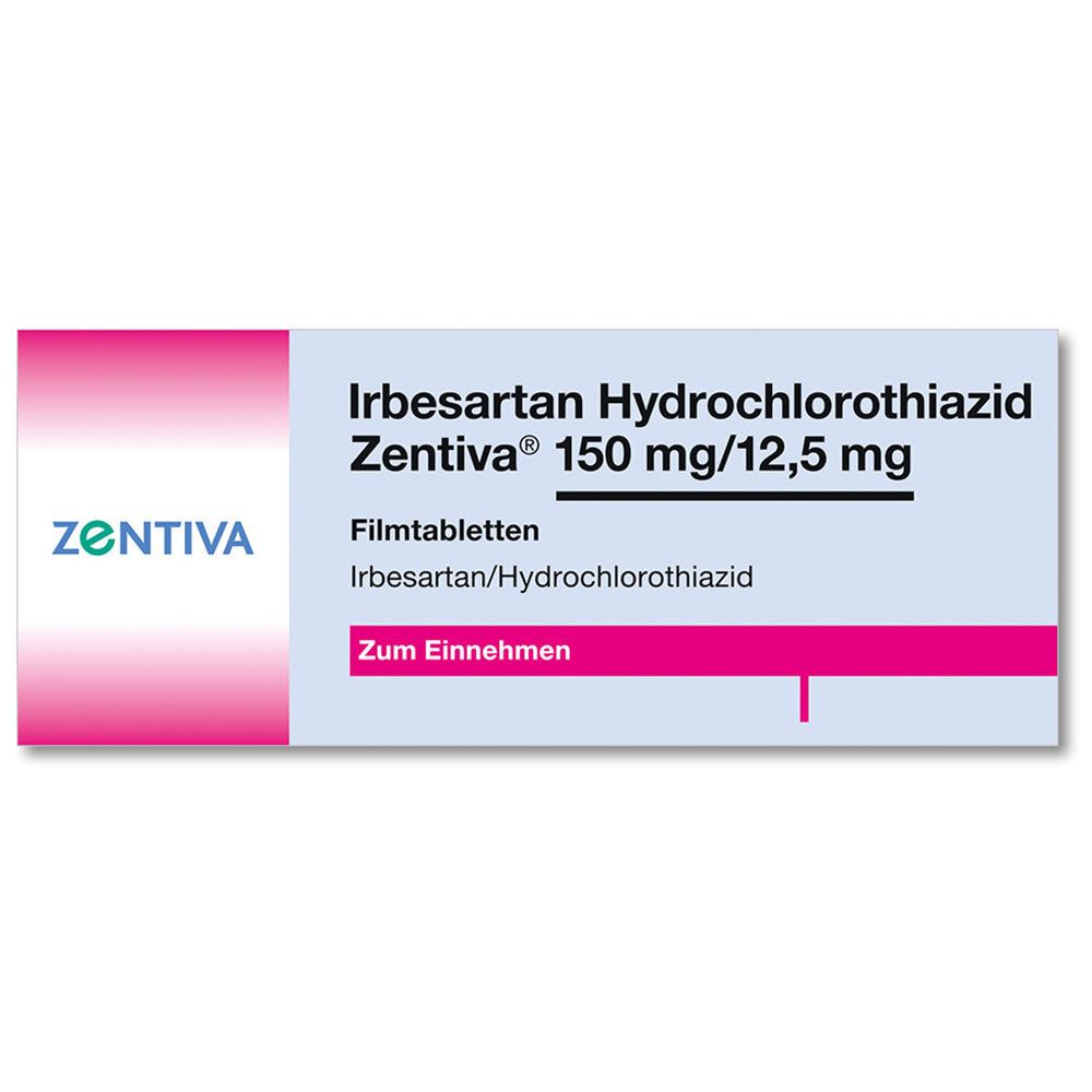 Irbesartan Hydrochlorothiazid Zentiva® 150 mg/12,5 mg