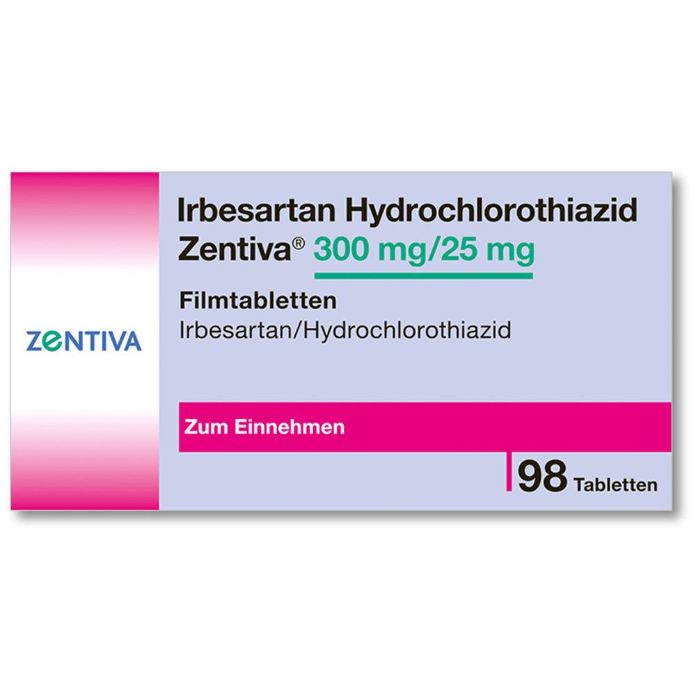 Irbesartan Hydrochlorothiazid Zentiva® 300 mg/25 mg