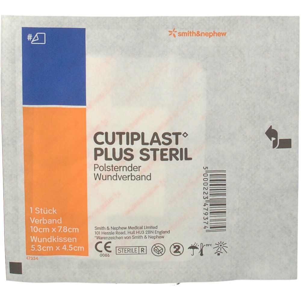 Cutiplast® Plus steril 10 x 7,8 cm